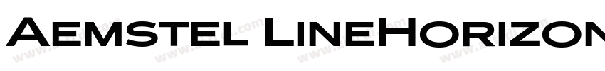 Aemstel LineHorizont字体转换